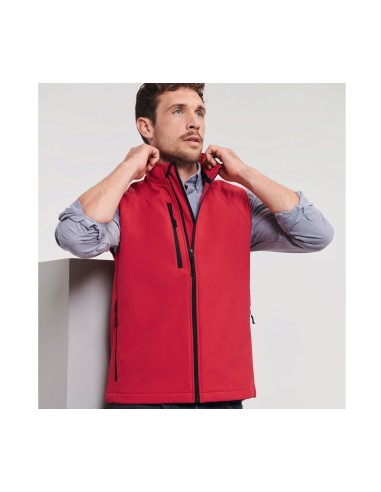RUS-0R141M0-Mens Softshell Gilet
